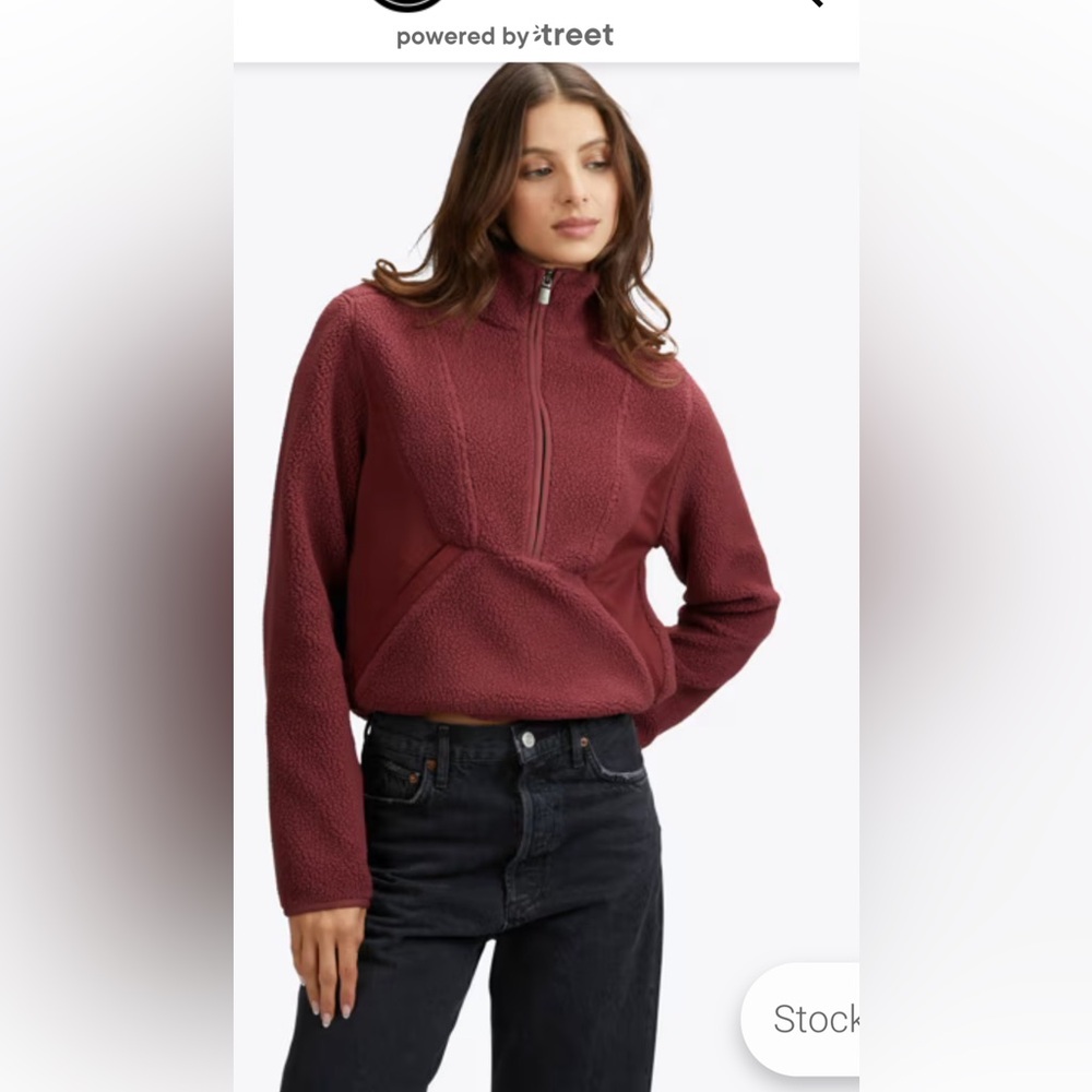 Polartec® Sherpa 1​/​2 Zip | Cabernet Classic-Fit Womens